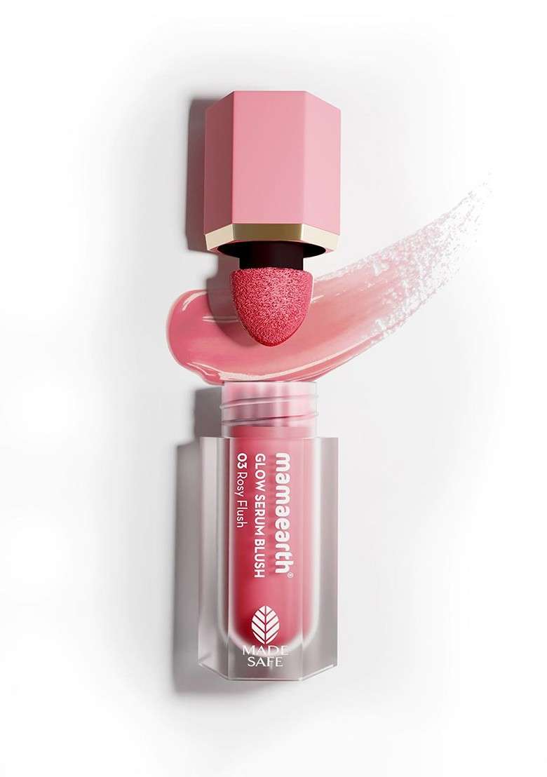 Mamaearth Glow Serum Blush With Vitamin C 5 Ml Rosy Flush 03 - Indya