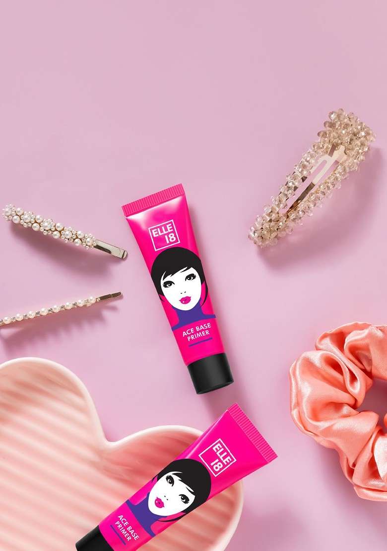 Elle 18 Ace Base Water Resistant Pore Blurring Primer Enriched With Vitamin E 10Ml - Indya
