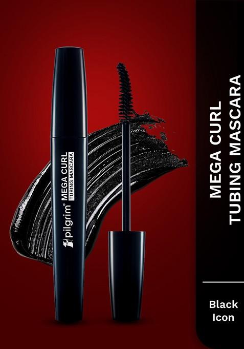 Pilgrim Mega Curl Tubing Smudge Proof Mascara 5Ml Black Icon 01