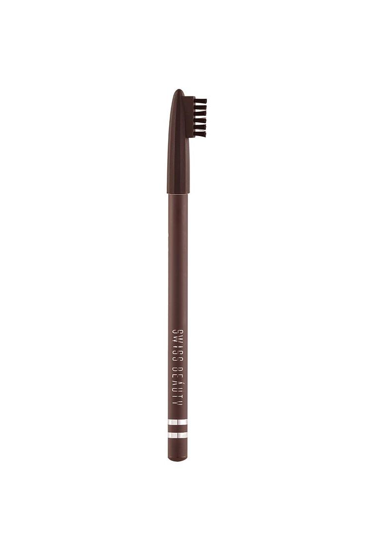 Swiss Beauty Long Lasting Water Resistant Eyebrow Pencil 1 5G Dark Brown 102