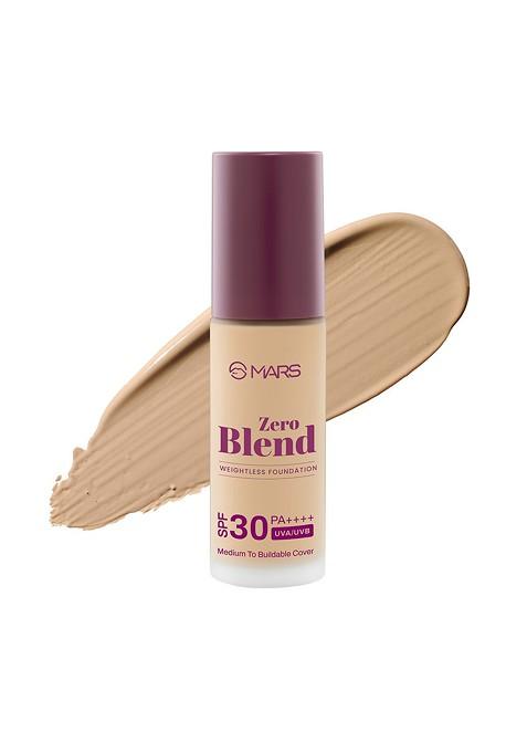 Mars Zero Blend Spf30 Pa Weightless Foundation 30 Ml Amber Maple 09