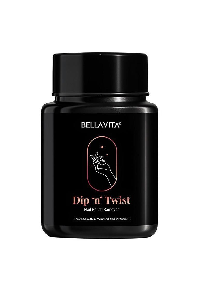 Bella Vita Organic Dip 'N' Twist Nail Polish Remover With Vitamin E And Almond Oil 60 Ml