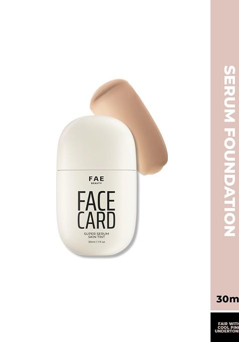 Fae Beauty Face Card Super Serum Skin Tint Foundation 30 Ml 10C Cool