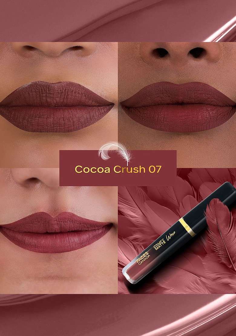 Faces Canada Set Of 3 Strobe Cream Hydra Matte Foundation Comfy Lipstick - Indya