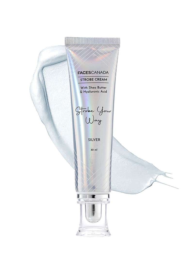 Faces Canada Set Of Silver Strobe Cream 30Ml 3 In 1 All Day Hydra Matte Foundation 18Ml - Indya