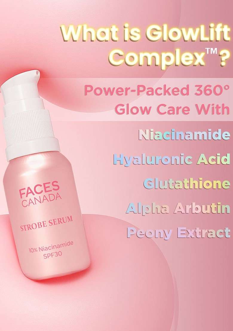 Faces Canada Set Of 2 Strobe Serum 15 Ml Cc Tint 18 Twilight Veil - Indya