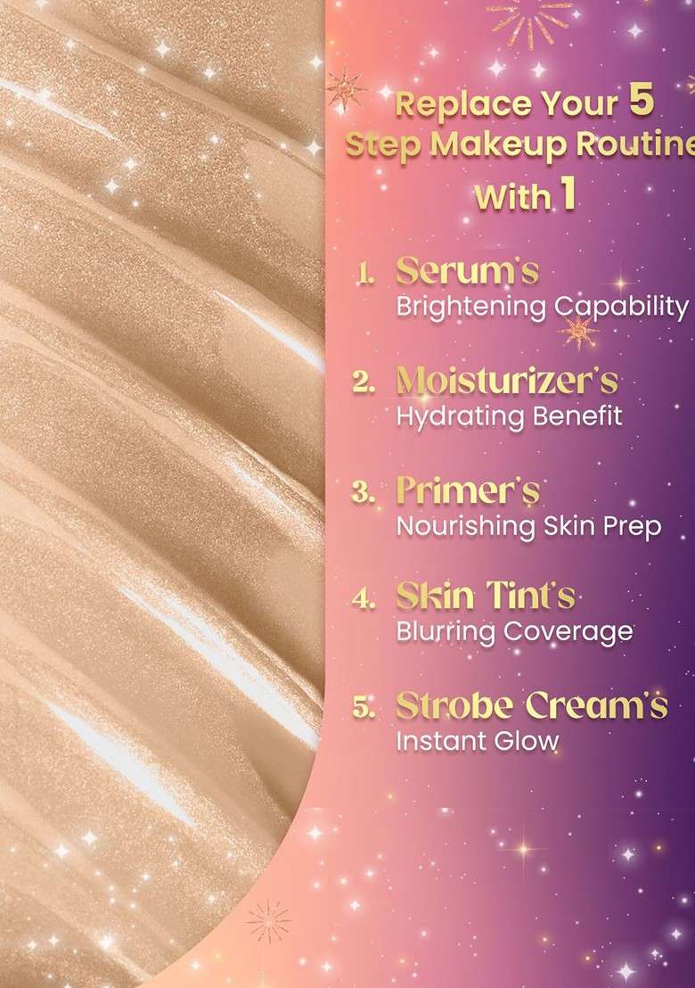 Faces Canada Set Of 2 Strobe Serum 15 Ml Cc Tint 18 Twilight Veil - Indya