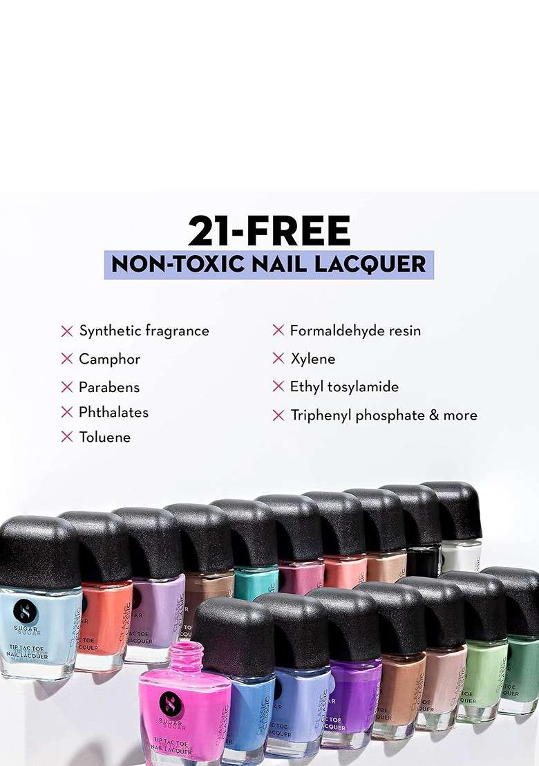 Sugar Tip Tac Toe Long Lasting Nail Lacquer Matte 9Ml Red Of Roses 37 - Indya