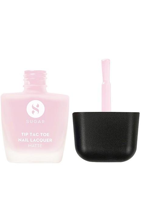Sugar Tip Tac Toe Long Lasting Nail Lacquer Matte 9Ml Peppy Pink 33