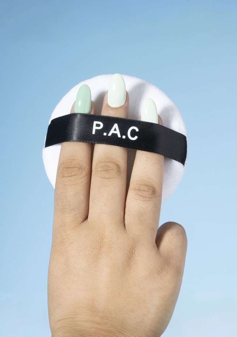 Pac Large Cotton Puff Round White 1 Pc - Indya