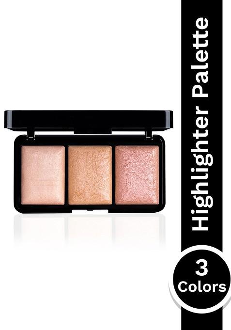 Pac Trio Glow Silky Smooth Baked Highlighter X3 Pink