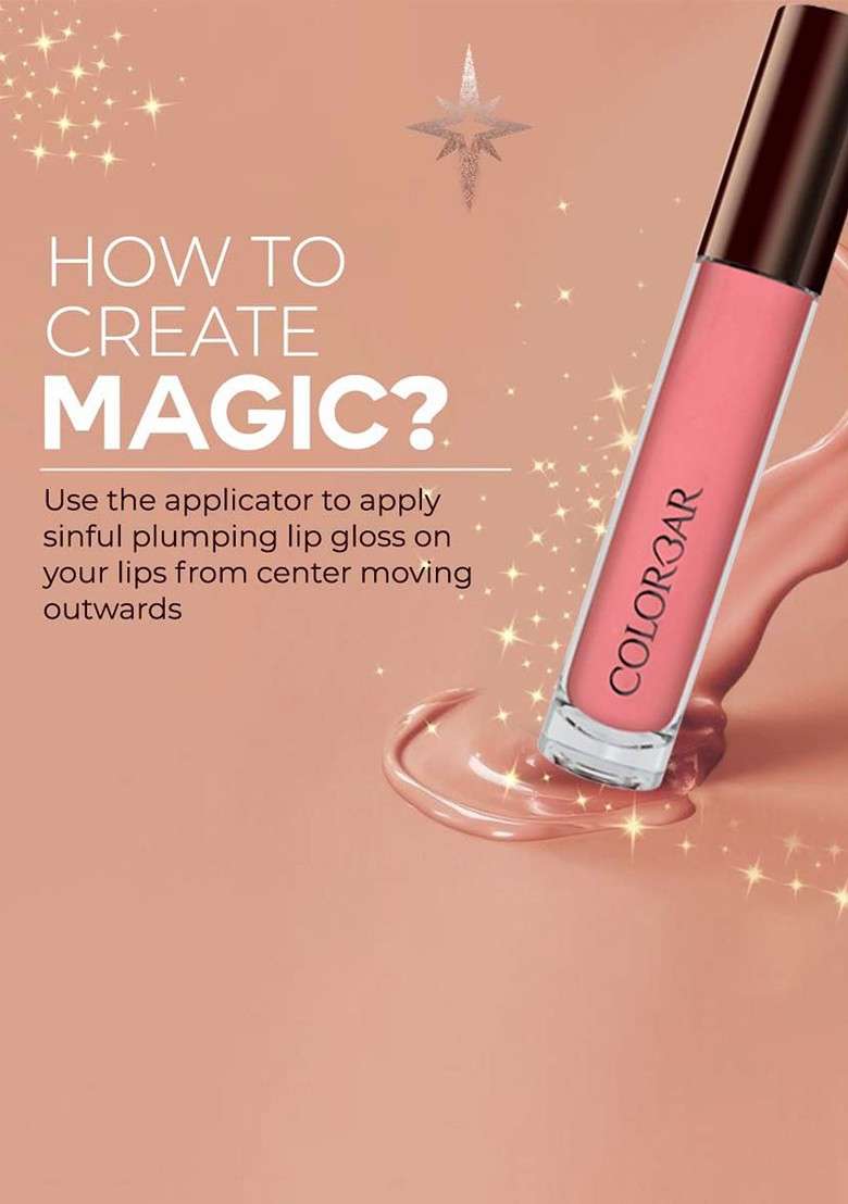 Colorbar Sinful Plumping Lip Gloss 6 G Lick Able - Indya