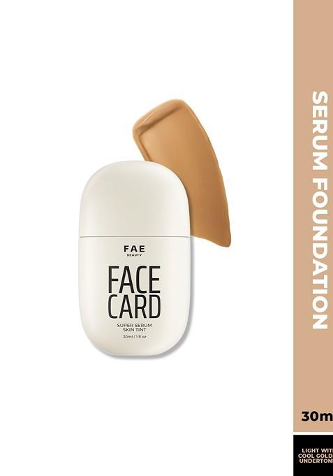 Fae Beauty Face Card Super Serum Skin Tint Foundation 30 Ml 22C Cool