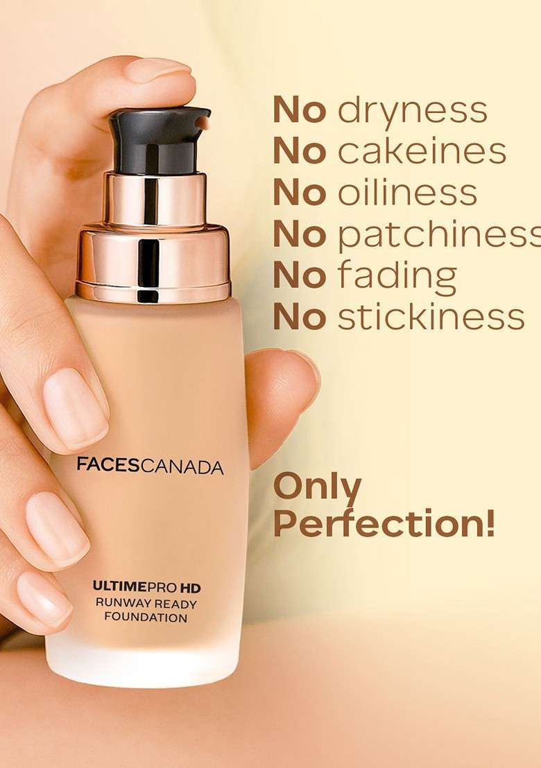 Faces Canada Ultime Pro Hd Runway Ready Foundation 30 Ml Soft Beige 03 - Indya