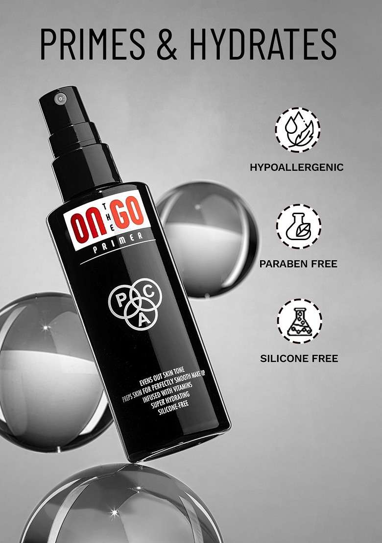 Pac On The Go Primer Spray With Vitamin E Evens Out Skin Tone 118Ml - Indya