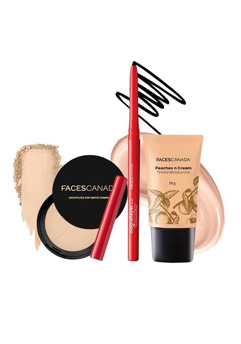 Faces Canada Set Of 3 Tinted Moisturizer 18 G With Magneteye Kajal 0 35 Compact 9