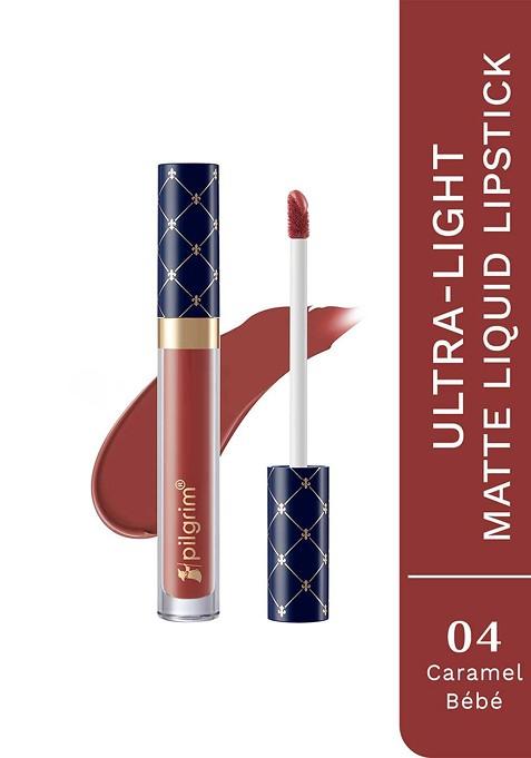 Pilgrim Oh So Crme Ultra Light Matte Liquid Lipstick 3 5 Ml Caramel Bebe 04