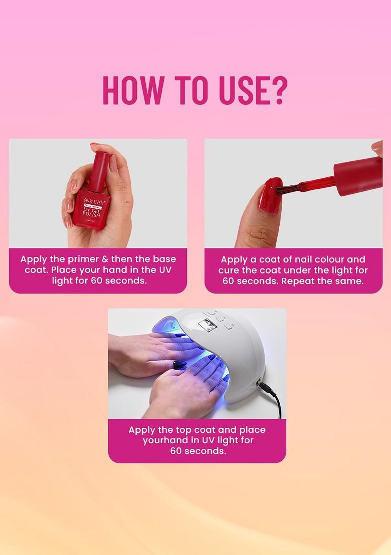 Swiss Beauty Professional Uv Gel Nail Polish 15Ml Shade 40