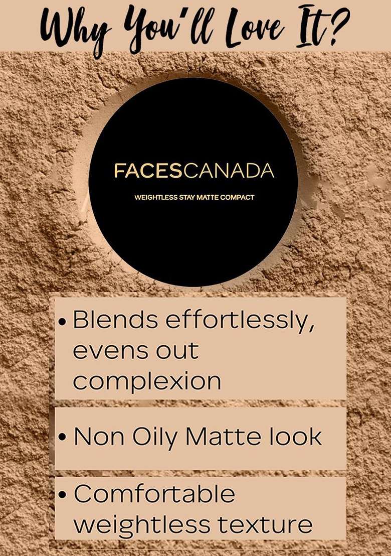 Faces Canada Set Of 3 Strobe Your Way 18 Ml With Magneteyes Kajal 0 35 G Compact 9 - Indya