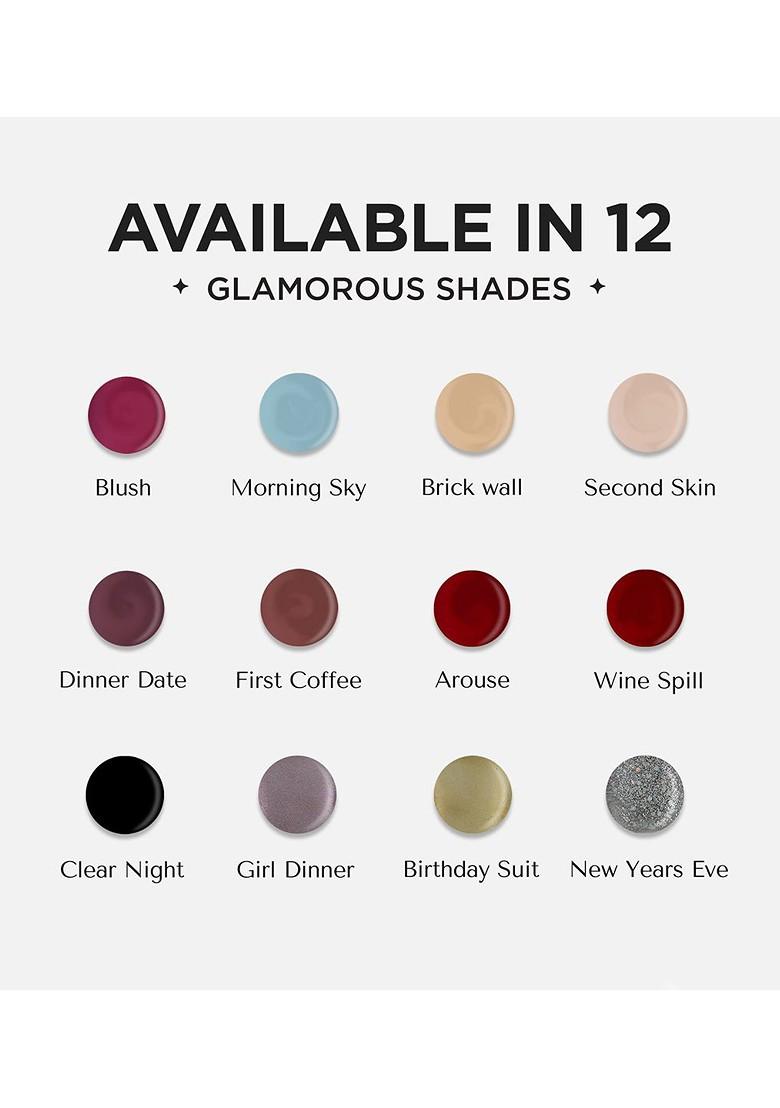 Bella Vita Organic Quick Glam Long Lasting Nail Polish 10 Ml Shade Second Skin