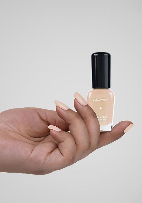 Bella Vita Organic Quick Glam Long Lasting Nail Polish 10 Ml Shade Second Skin