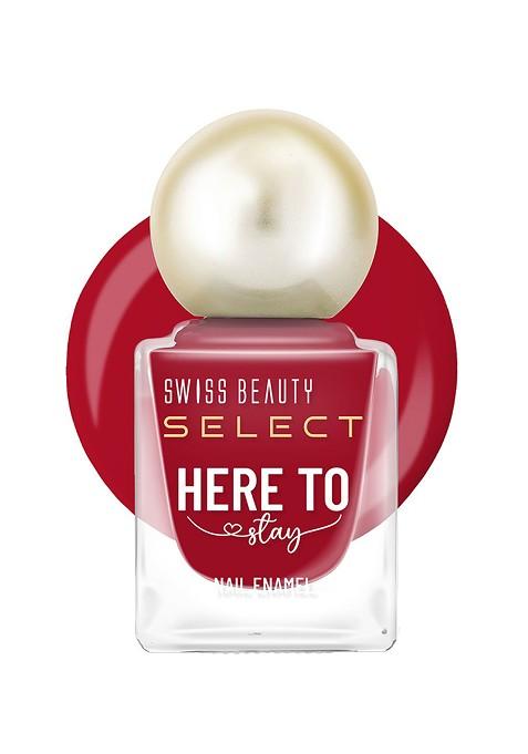 Swiss Beauty Select Here To Stay Long Lasting Nail Enamel 12 Ml Spicy Cherry 20