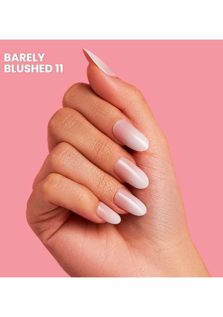 Typsy Beauty Set Of 24 Press Play Instant Luxury On Nails Kit Barely Blushed 11 - Indya