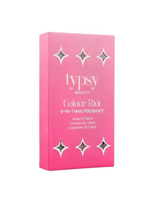 Typsy Beauty Colour Riot 6 In 1 Nail Polish Kit 10Ml Each 01 04 10