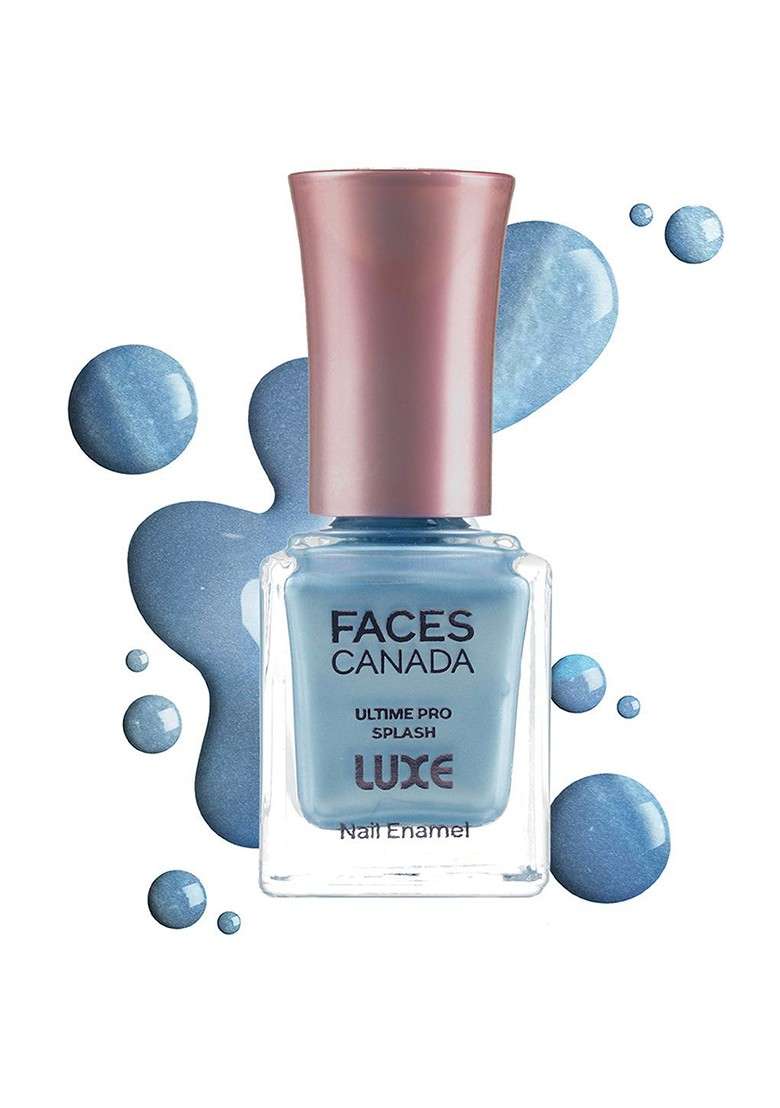Faces Canada Ultime Pro Splash Luxe Nail Enamel 12Ml Aquamarine Aura L66 - Indya