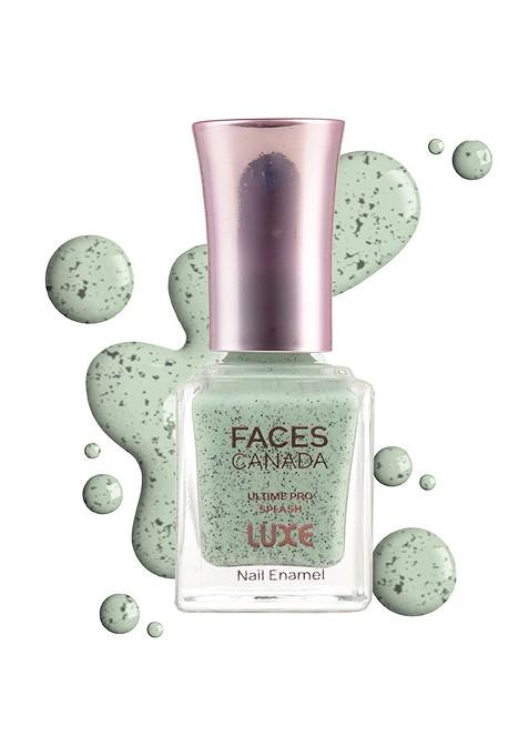 Faces Canada Ultime Pro Splash Luxe Nail Enamel 12Ml Mint Chocochip L62