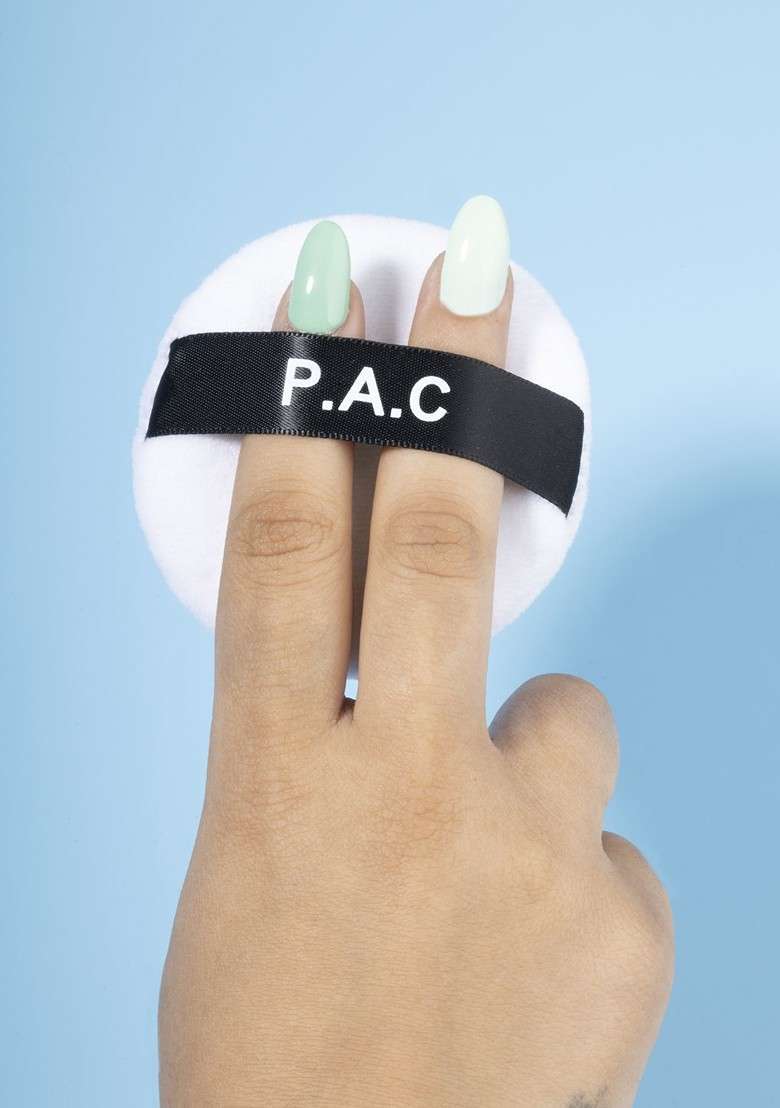 Pac Medium Cotton Puff Round White 1 Pc - Indya