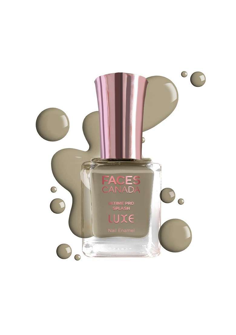 Faces Canada Ultime Pro Splash Luxe Nail Enamel 12Ml Olive Shadow L39 - Indya