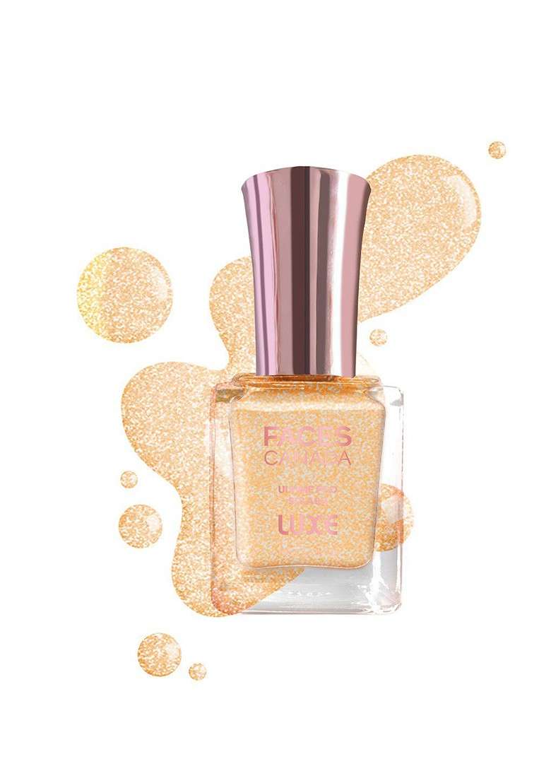 Faces Canada Ultime Pro Splash Luxe Quick Dry Nail Enamel 12Ml Born To Sparkle L17 - Indya