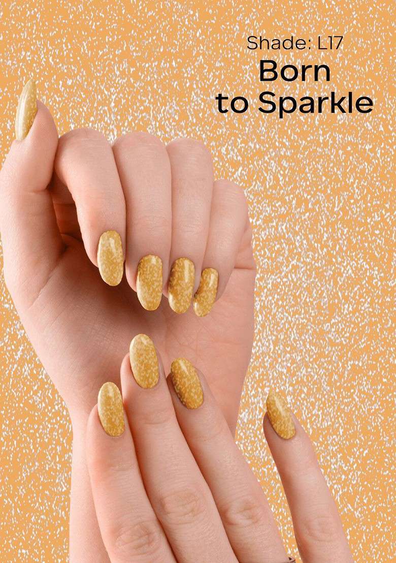 Faces Canada Ultime Pro Splash Luxe Quick Dry Nail Enamel 12Ml Born To Sparkle L17 - Indya