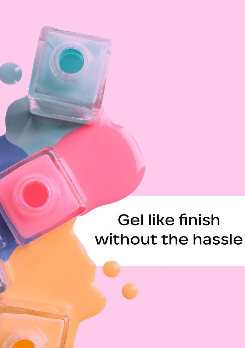 Faces Canada Ultime Pro Splash Luxe Quick Dry Nail Enamel 12Ml Salmon L07 - Indya