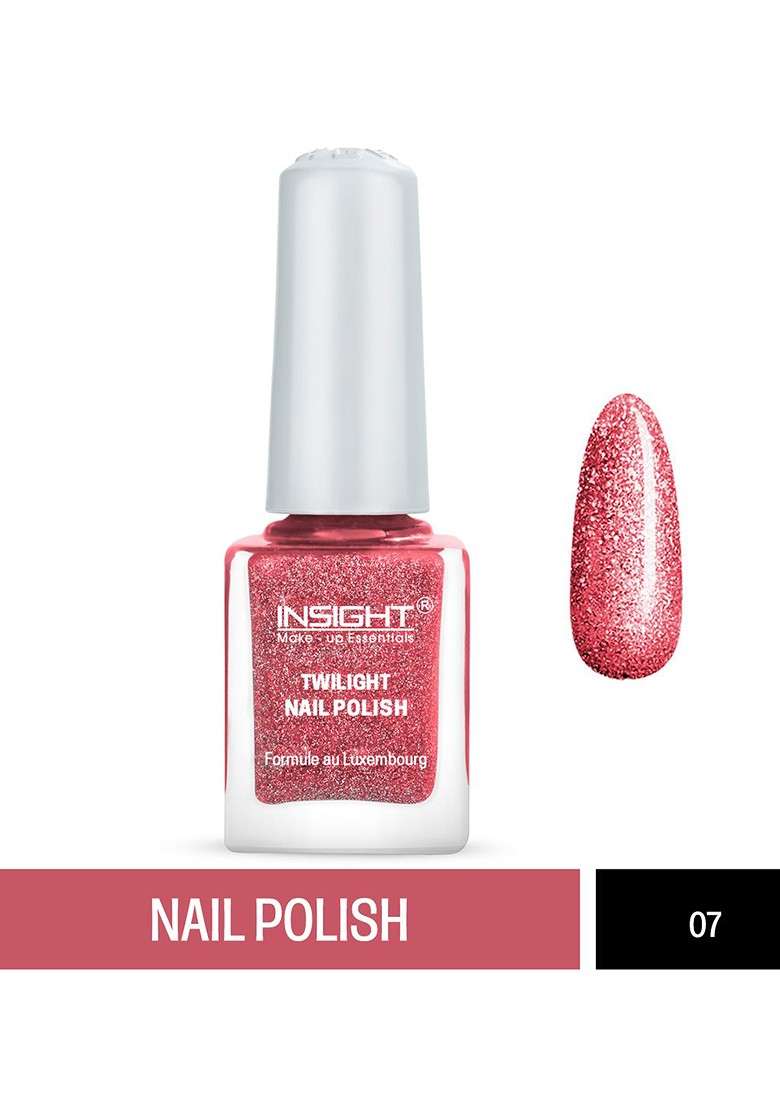 Insight Cosmetics Long Wearing 3D Finish Twilight Nail Polish 12Ml Shade T 7 - Indya