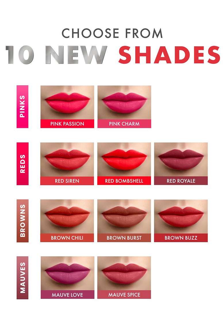 Lakme Forever Matte Long Lasting Lipstick With French Rose Oil Ext 4 5G Mauve Spice - Indya