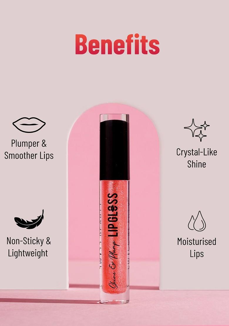 Swiss Beauty Shine Plump Lip Gloss 4Ml Nude 01