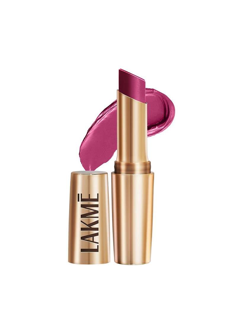 Lakme 9To5 Powerplay Priming Matte Lipstick With Vit E Lasts 16Hr 3 6G Plum Pick - Indya