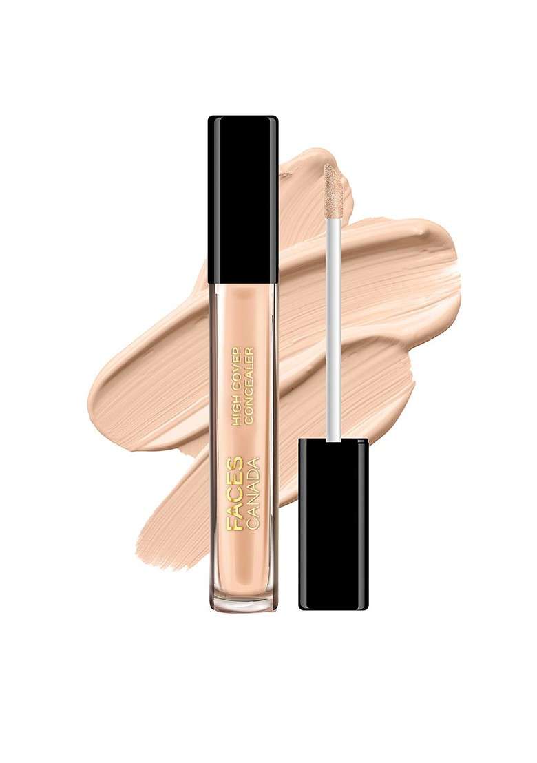 Faces Canada Aces High Cover Concealer With Shea Butter Vitamin E 4Ml Caramel Crunch 03 - Indya