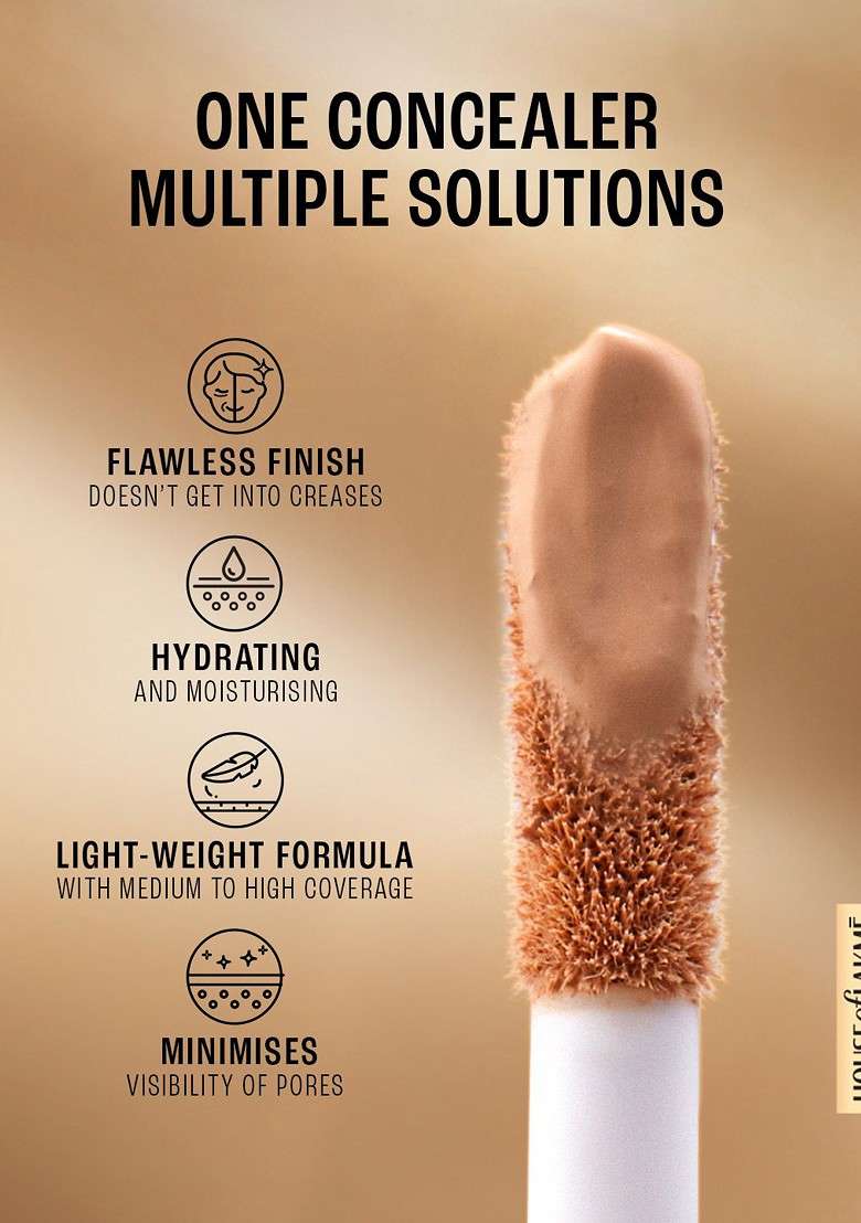 Lakme 9To5 Powerplay Hydrating Priming Concealer With Built In Primer 5 4Ml 30 Cinnamon - Indya