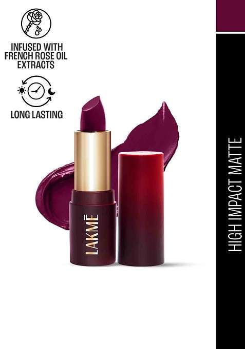 Lakme Cushion Matte Lipstick Purple Diamond Cm5