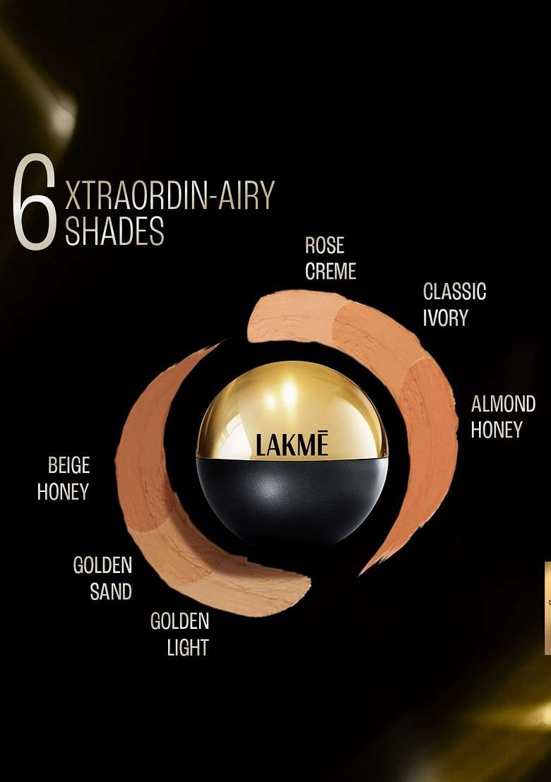 Lakme Xtraordin Airy Mattereal Mousse Foundation Matte Finish Beige Honey 05 25G - Indya