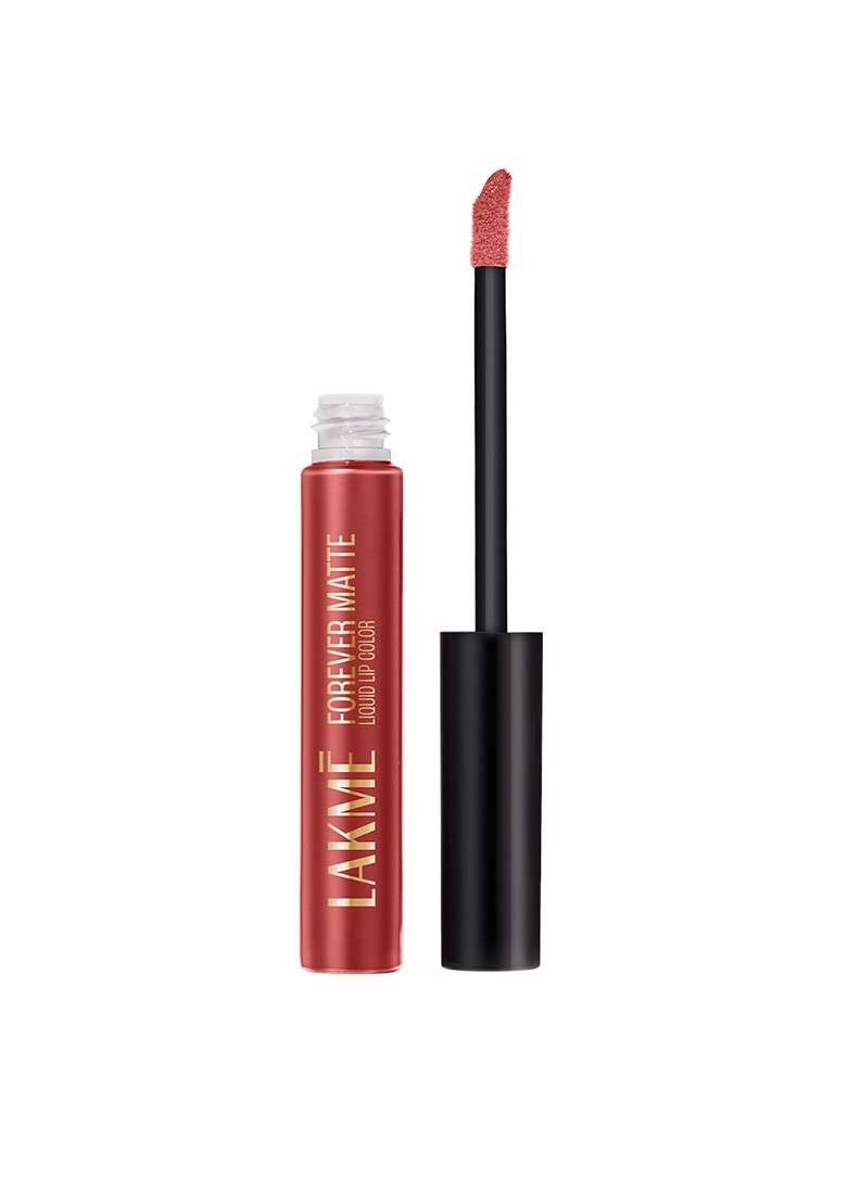 Lakme Forever Matte Lightweight Transferproof 16Hr Liquid Lipstick 5 6Ml Coral Sense - Indya