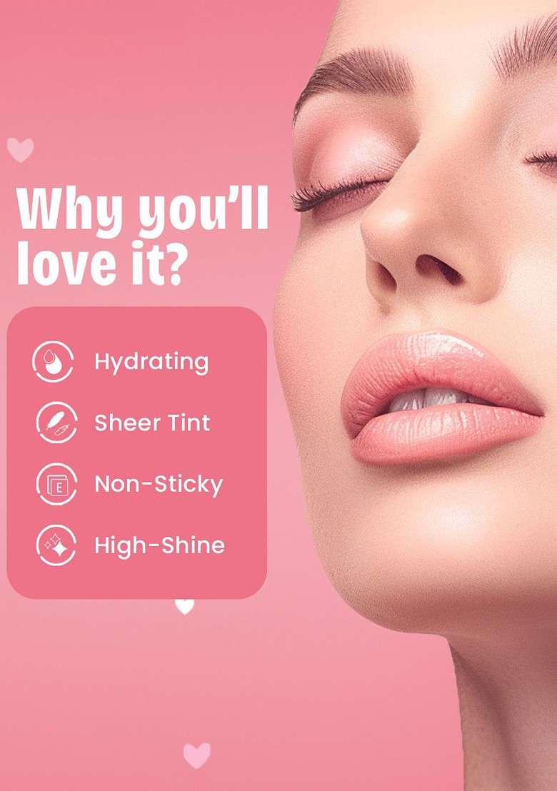 Mars Women Pink Lip Gloss 4Ml 05 Jelly Bean - Indya