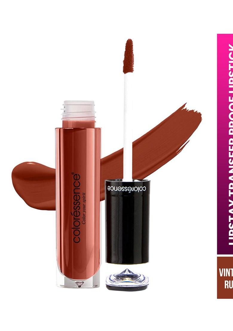Coloressence Lipstay Transfer Proof Liquid Lipstick 4Ml Vintage Rust