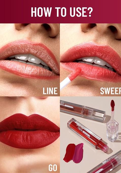 Swiss Beauty Stay On Matte Liquid Lipstick 2G Love Pink