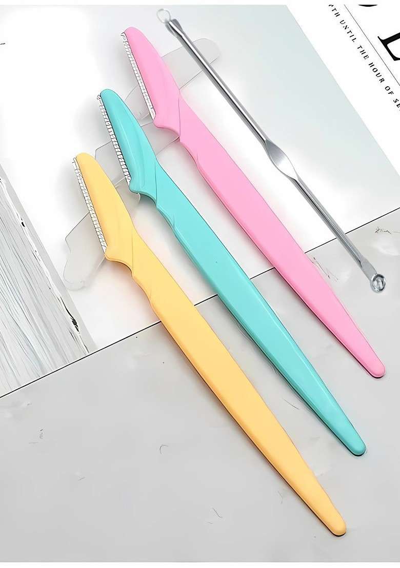 Basicare Set Of 4 Eyebrow Razor Black Head Remover - Indya