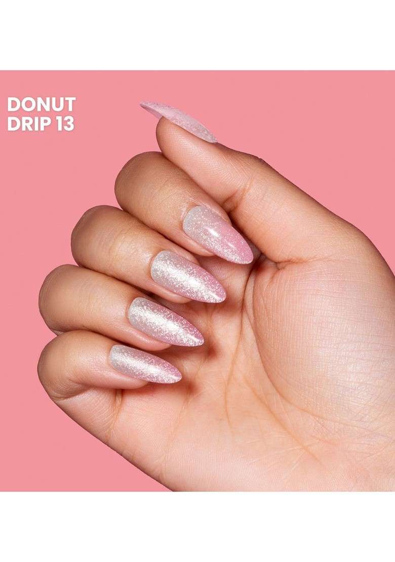 Typsy Beauty Set Of 24 Press Play Instant On Nails Kit Donut Drip 13 - Indya
