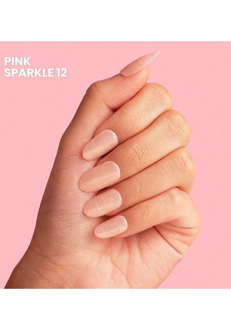 Typsy Beauty Set Of 24 Press Play Instant Luxury On Nails Kit Pink Sparkle 12